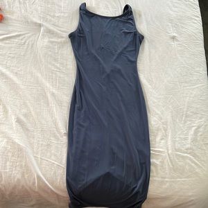 Long Open Back Windsor Dress